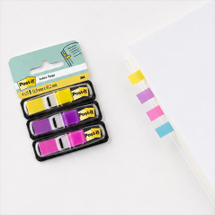 Post-it Index 683-4AB, 4x35 Assorted Flags