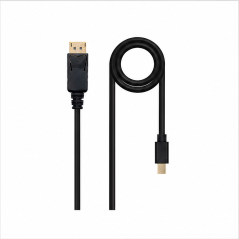 Câble Nanocable Mini DP vers DisplayPort 2 m noir