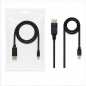 Nanocable Mini DP to DisplayPort Cable 2 m Black