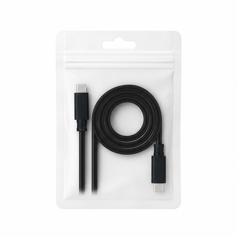 Câble USB-C Nanocable USB 3.2 Gen2x2 20 Gbit/s 100 W noir 0,5 m
