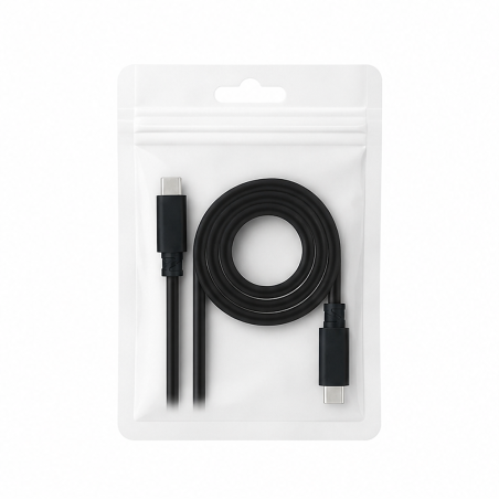 Câble USB-C Nanocable 20 Gbit/s 100 W noir 0,5 m