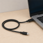 Nanocable USB-C USB 3.2 Gen2x2 Cable 20 Gbps 100 W Black 0.5 m