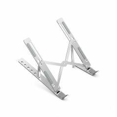 Ewent EW1266 foldable laptop stand, silver