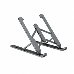 Support de bureau Aisens réglable pour ordinateur portable et tablette, gris foncé