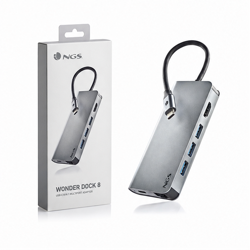 NGS Wonder Dock 8 adaptateur multiport USB-C