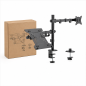 Ewent support de bureau pour 1 moniteur et 1 portable