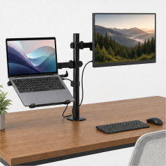 Ewent support de bureau pour moniteur et portable