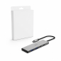 Hama Hub USB-C 4 ports 2x USB-A 2x USB-C USB 3.2 Gen 2 PD alu