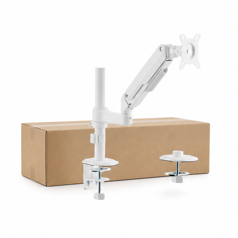Aisens Support de bureau Eco à bras articulé pour moniteur 17"-32" blanc
