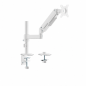 Aisens Eco articulated desk monitor arm 17"-32" white