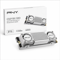 PNY CS3150 2 To M.2 NVMe avec dissipateur blanc