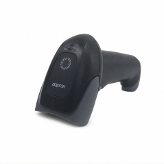 Approx Lecteur de codes-barres sans fil 1D/2D Bluetooth noir