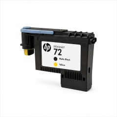 HP 72 DesignJet Printhead Matte Black Yellow