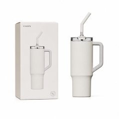Xiaomi Straw Mug 1L Blanc, gourde thermique
