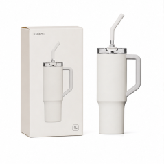 Xiaomi Straw Mug 1L Blanc, gourde thermique