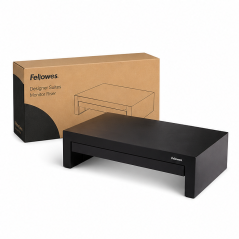 Fellowes Designer Suites monitor riser black