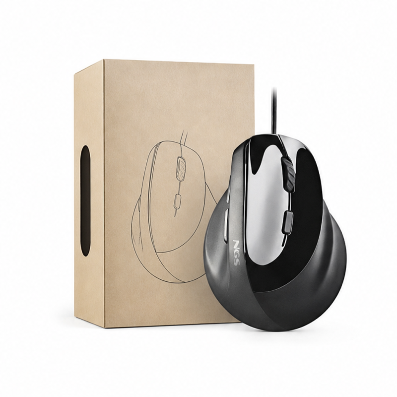 NGS Samsara Souris verticale ergonomique filaire laser