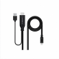 Câble convertisseur HDMI vers USB-C Nanocable, noir, 1,8 m