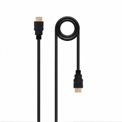Nanocable Câble HDMI V1.4 haute vitesse HEC A/M-A/M 10 m noir