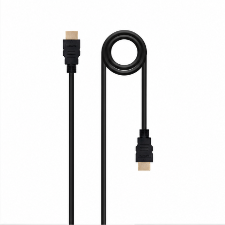 Nanocable Câble HDMI V1.4 haute vitesse HEC A/M-A/M 10 m noir