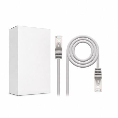 Nanocable câble réseau RJ45 Cat.6 FTP gris 20 m