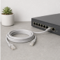 Nanocable RJ45 Cat.6 FTP AWG24 network cable, gray, 20 m