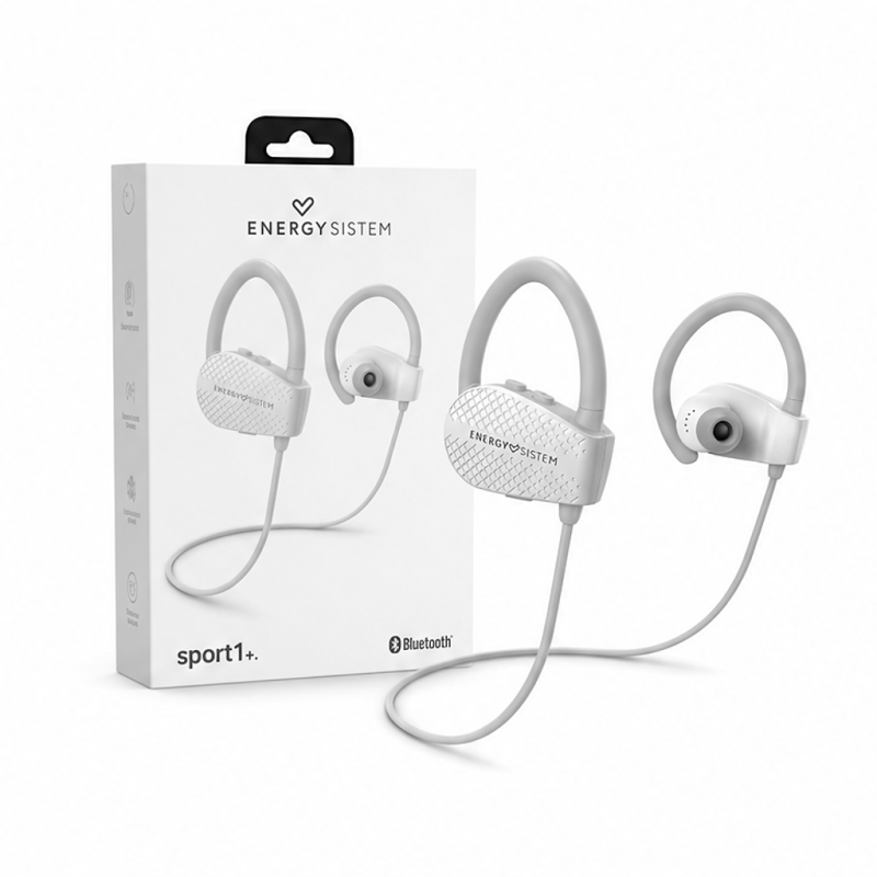 Energy Sistem Sport 1+ White Bluetooth Sports Earphones