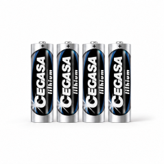 Cegasa Lithium Pack de 4 piles AA FR6 1,5 V
