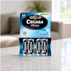Cegasa Lithium 4 piles AA FR6 1,5 V | Blister