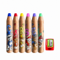 STABILO woody 3 in 1 PAW Patrol, 6-pack with sharpener