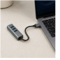 Aisens hub USB 3.0 en aluminium 4 ports USB-A, 10 cm