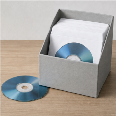 Hama white CD/DVD paper sleeves pack of 100