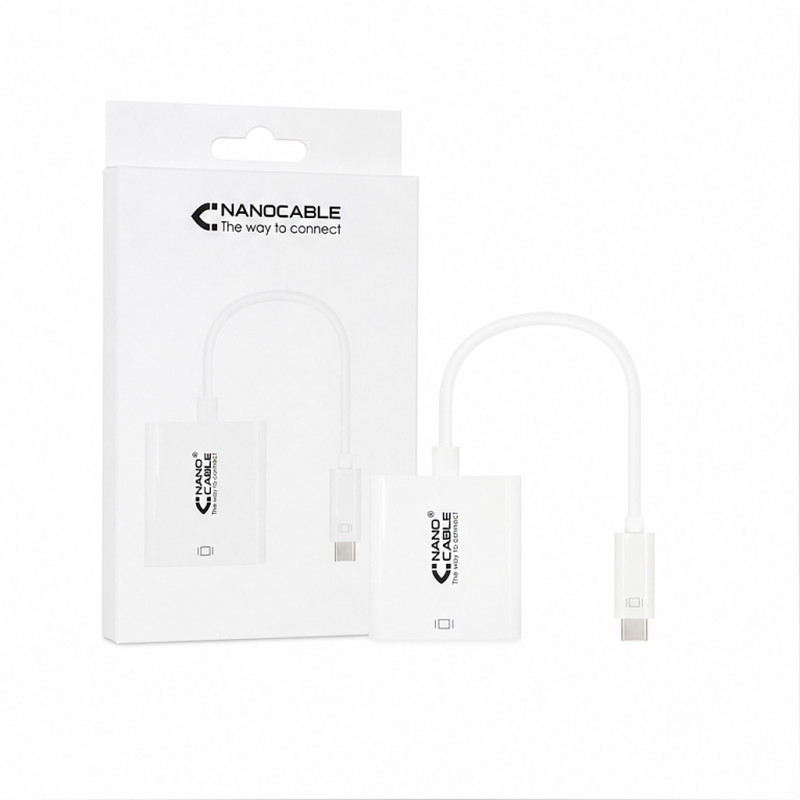 Nanocable Convertisseur USB-C vers HDMI 4K, 15 cm