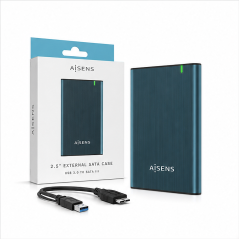 Boîtier externe AISENS 2,5" SATA USB 3.0 bleu