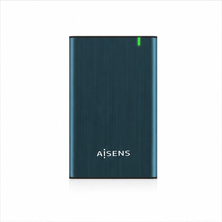 Boîtier externe AISENS 2,5" SATA vers USB 3.0, bleu Pacifique