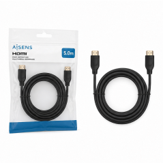 Câble HDMI Aisens 5 m 4K 60 Hz noir
