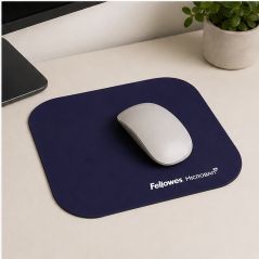 Tapis de souris Fellowes Microban bleu