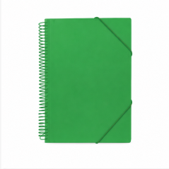 Ingraf Classeur 50 pochettes A4 vert avec pochette