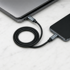 Nanocable USB-C 1 m cable 100 W 20 Gbps black