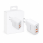 Aisens Chargeur GaN 32 W, 2x USB-C PD3.0, 2x USB-A, blanc