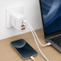 Aisens Chargeur GaN 32 W, 2x USB-C PD3.0, 2x USB-A, blanc