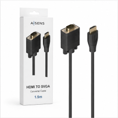 Aisens HDMI to SVGA Cable 1.5 m Black | A122-1011