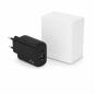 Aisens 25W USB-C and USB-A Charger, Black