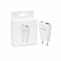 Nanocable Chargeur USB-C/PD 20W + USB-A/QC, blanc