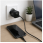 Aisens GaN 25W USB-C and USB-A Charger, Black
