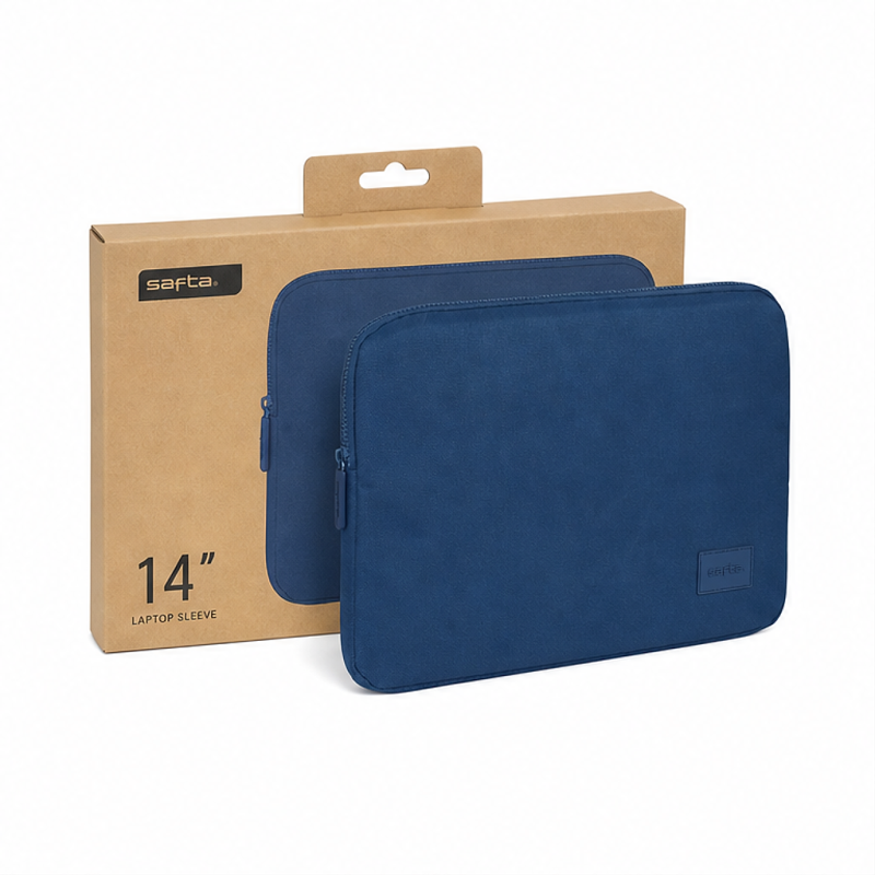 Safta Basic 14" laptop sleeve navy
