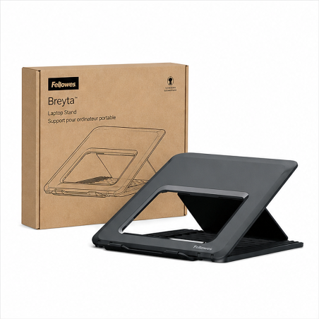 Support Fellowes Breyta Noir pour ordinateur portable