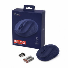 Souris sans fil Trust Primo bleu mat | 1600 DPI