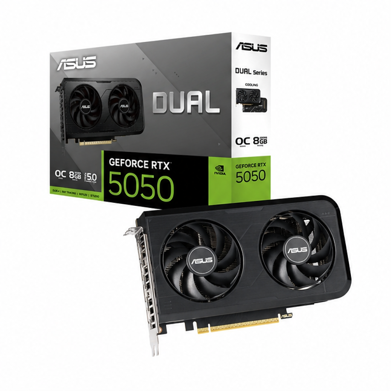 ASUS Dual GeForce RTX 5050 8GB GDDR6 OC Edition