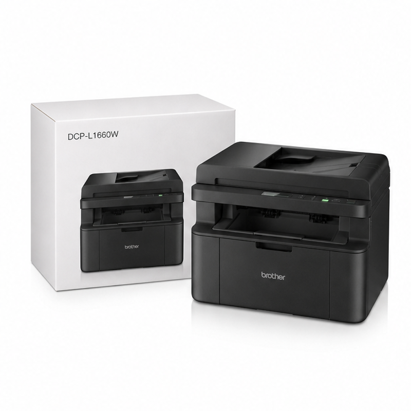 Brother DCP-L1660W monochrome laser multifunction printer with Wi‑Fi 20 ppm
